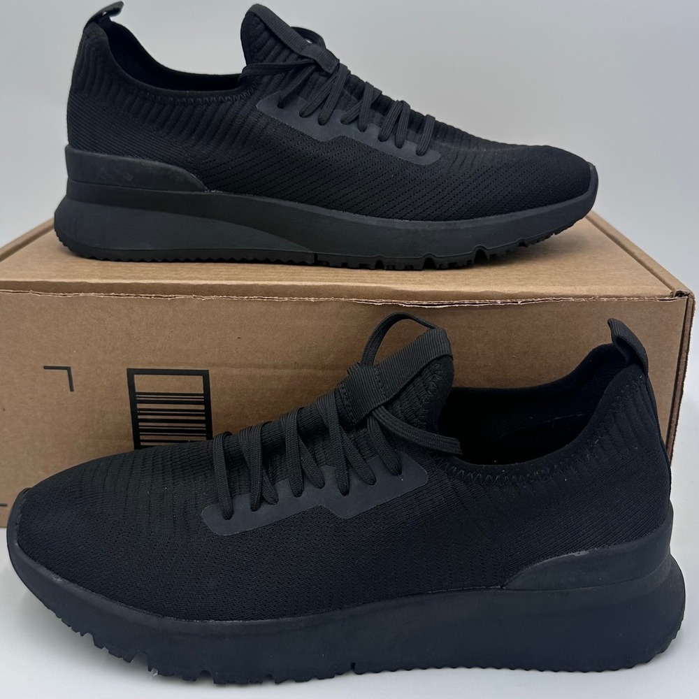Steve Madden Sneakers Mens 8 Black M-Daze Knit Ortholite Athletic Shoes